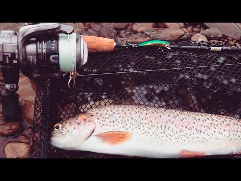 Видео: Ловля форели на воблеры. Копия DUO TOTO 42S