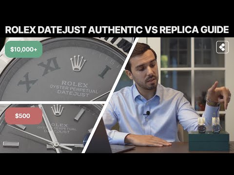 Видео: Rolex Datejust: ПОДДЕЛКА за 500 долларов против ПОДЛИННЫХ за 10 000 долларов. Угадайте?