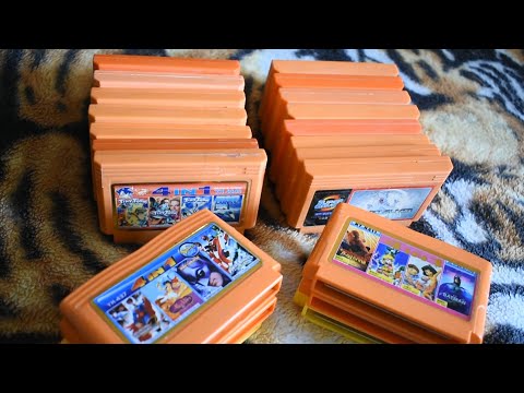 Видео: Старые Кассеты из 90-ых! Моя Коллекция Картриджей Sega и Dendy! Сборник Лучших Игр!