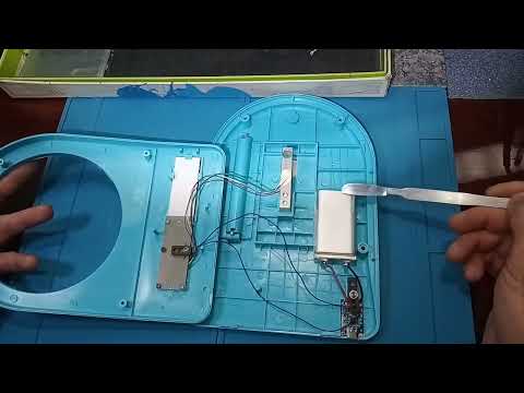 Видео: Переделка кухонных весов(sea breeze) на литий-полимерный аккумулятор.