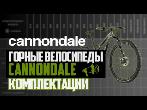 Видео: Горные велосипеды CANNONDALE: Комплектации 8,7,6,5,4,3,2,1, SE, Hi-Mod, World Cup / ПРО [БРЕНДЫ]