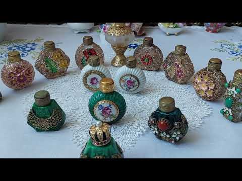 Видео: Парфюмерные флакончики!💖 Чехословакия.🎀