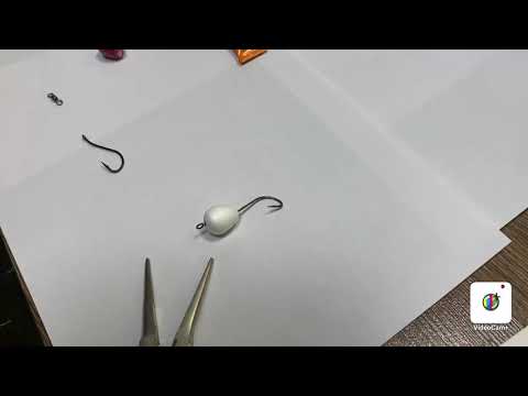 Видео: Изготовление крючка на пеленгаса с вертлюгом