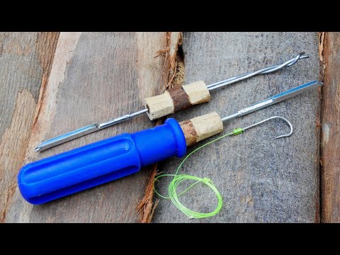 Видео: Идеи для рыбаков - узловязатель снимает крючки