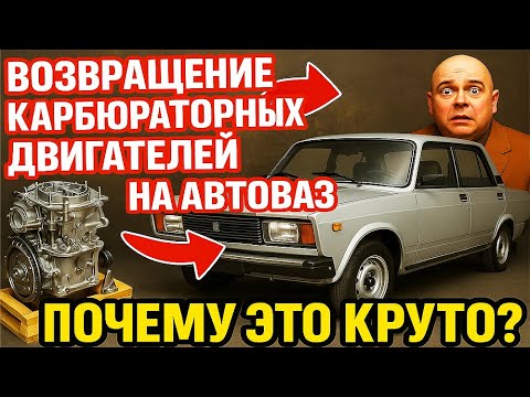 Видео: ВЕСЬ МИР НА УШАХ! Карбюраторный ренессанс: почему возврат старых двигателей от АвтоВАЗа — это круто