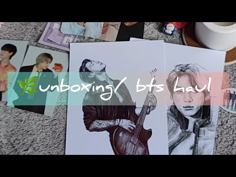 Видео: k-pop unboxing haul; распаковка картона bts 🖇️🤎