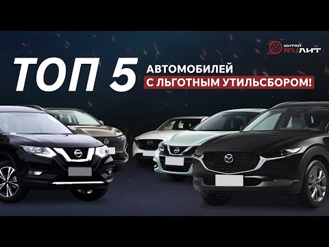 Видео: Топ 5  автомобилей с льготным утильсбором!