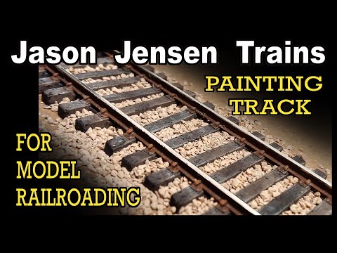 Видео: Покраска рельсов для нашей модельной железной дороги