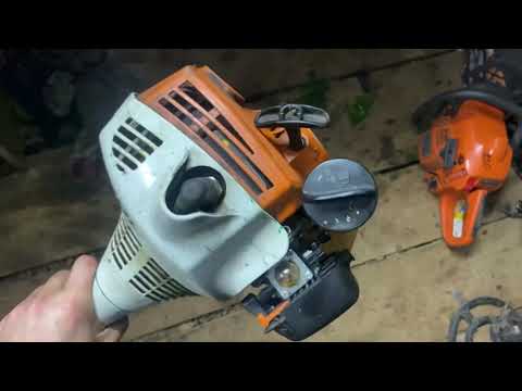 Видео: Триммер stihl fs 55 глохнет при наклонах либо падают обороты холостого хода