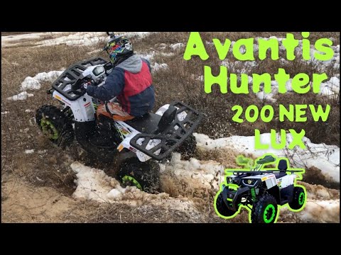 Видео: Весенний обзор на Квадроцикл AVANTIS HUNTER 200 NEW LUX