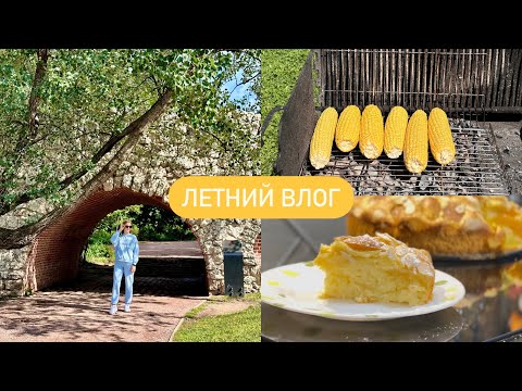 Видео: Спокойный ВЛОГ: Отдых в парке и шашлыки 🌳| Готовлю абрикосовый пирог 🍰 | Наслаждаемся летом ☀️