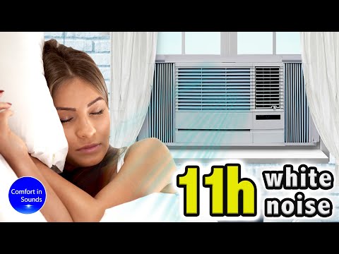 Видео: Белый шум, мгновенное засыпание, глубокий шум кондиционера для сна, учебы, отдыха