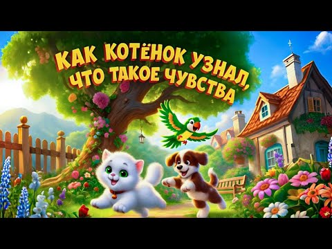 Видео: Сказка Как котёнок узнал что такое чувства