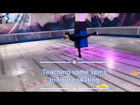 Видео: Вращения для любителей фигурного катания💖⛸️ 🌪️Teaching some spins for lovers of figure skating💖⛸️🌪️✨