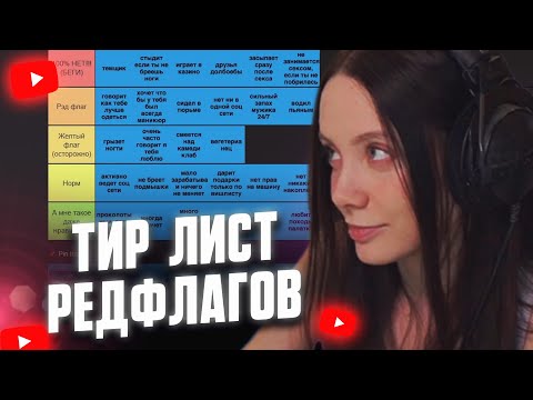 Видео: ФАСОЛЬКА СОСТАВЛЯЕТ ТИР ЛИСТ РЕДФЛАГОВ в ПАРНЯХ