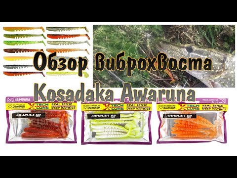 Видео: Обзор виброхвоста Kosadaka Awaruna