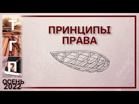 Видео: Принципы права