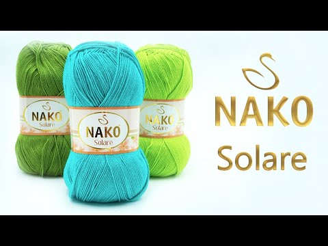 Видео: Обзор на пряжу Solare Nako / Соларе Нако