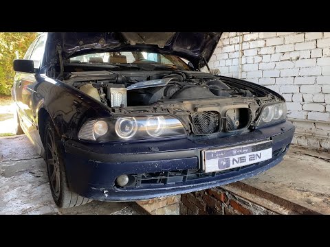 Видео: Путь к идеалу BMW 5 series E39 замена прокладки поддона двигателя m52tu попали на снятие подрамника