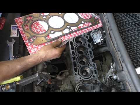 Видео: Установка ГБЦ. Пежо партнер. Engine 1.6 HDi 92 (DV6DTED)