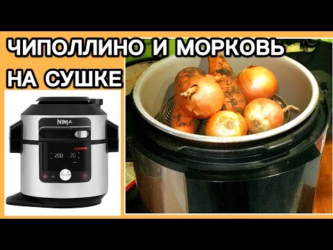 Видео: СУШКА ЛУКА И МОРКОВИ В МУЛЬТИВАРКЕ NINJA FOODI #ninjafoodi #сушилка #дегидратор