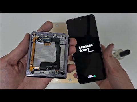 Видео: Samsung Galaxy Z Flip 4 замена дисплея (screen replacement)