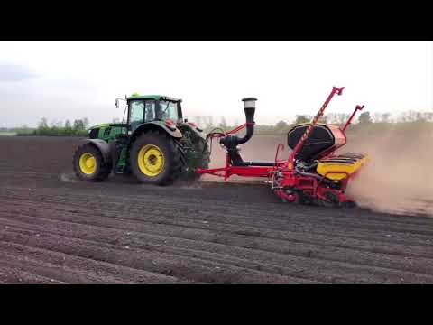 Видео: Демо посев сеялки Vaderstad Tempo F8
