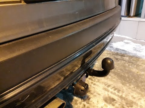 Видео: Установка фаркопа на Audi 80 B3 (1989г.)