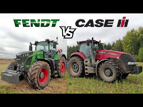 Видео: Машины мечты: Новый трактор FENDT 933 Vario G6 и CASE Magnum 310 - реальное сравнение в работе!