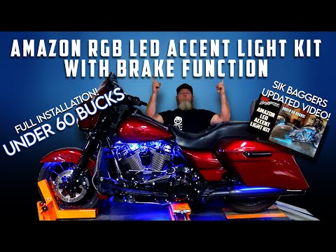 Видео: ⚡ОБНОВЛЕНО Как установить светодиодные акцентные фары на мотоцикл Harley Davidson⚡