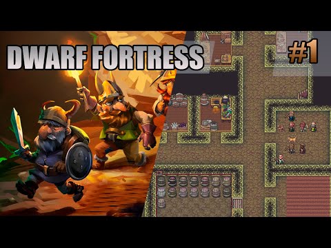 Видео: 1 Крепость гномов // Dwarf Fortress прохождение // Первый сезон