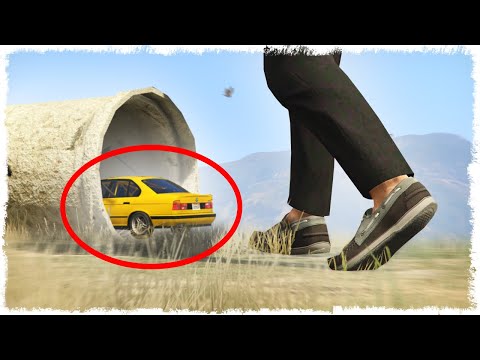 Видео: НАШЕЛ СУПЕР РЕДКУЮ BMW С ТАРАНОМ!!! ПРЯЧЬ & ИЩИ В GTA ONLINE!!!