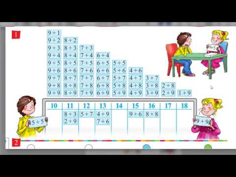 Видео: Събиране на едноцифрени числа с преминаване