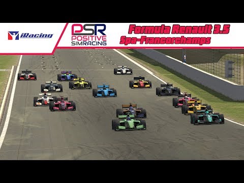 Видео: Крутая гонка в SPA в iRacing в Formula Renault 3.5