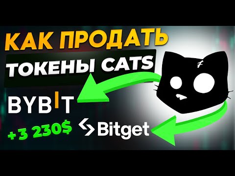 Видео: КАК ПРОДАТЬ ТОКЕНЫ CATS НА БИРЖЕ BYBIT И BITGET ?!