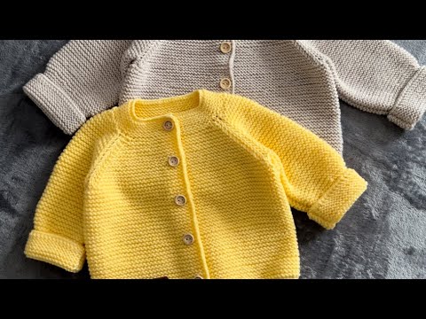 Видео: МК. Вязание детской кофточки! Для 3 мес. малыша. 2 часть