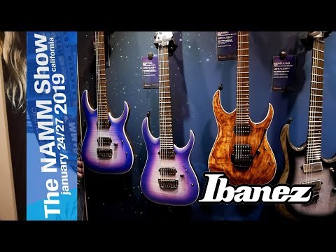 Видео: Новости NAMM2019 : Гитары и басы Ibanez