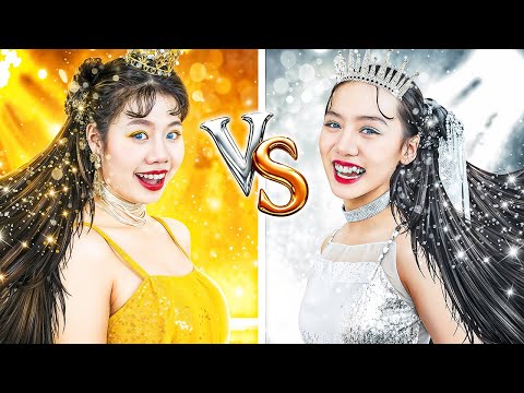 Видео: Золотая Девочка Vs Серебряной Девочки На Королевском Конкурсе Преображения | Baby Doll Indonesia