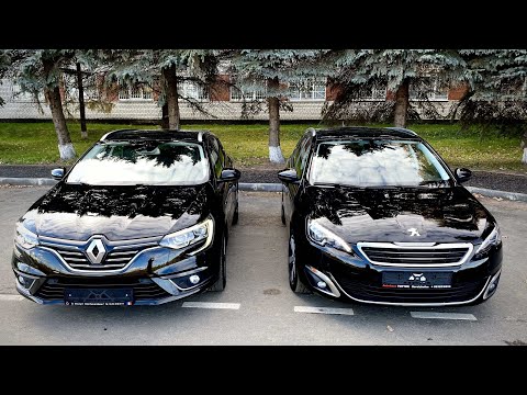 Видео: Renault Megane 4 vs Peugeot 308SW. Сравнение C-классников. Псков.