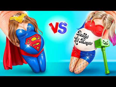 Видео: Беременные супергерои / Смешные ситуации с беременными!