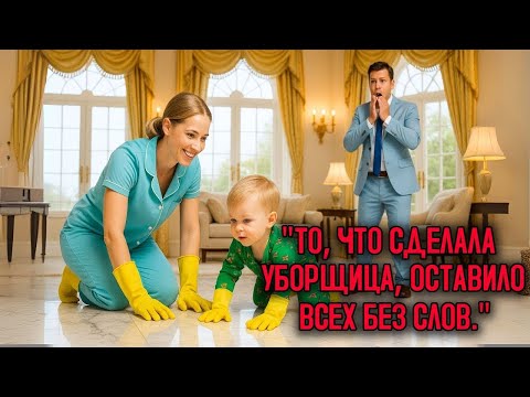Видео: Сын Миллионера Только Ползал, Пока Бедная Уборщица Не Сделала Что То Невероятное