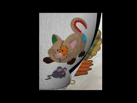 Видео: Аппликации.Животные и насекомые.Подборка.