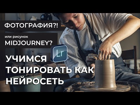 Видео: Учимся тонировать фотографии как Midjourney