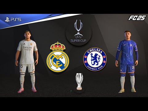 Видео: ФК 25 - Реал Мадрид против Челси | Финал Суперкубка УЕФА | Винисиус Хуниор против Фернандеса: эпи...