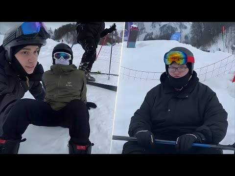Видео: КАК КИШКИ НА ЛЫЖАХ КАТАЛИСЬ | КИШКИ СКВАД