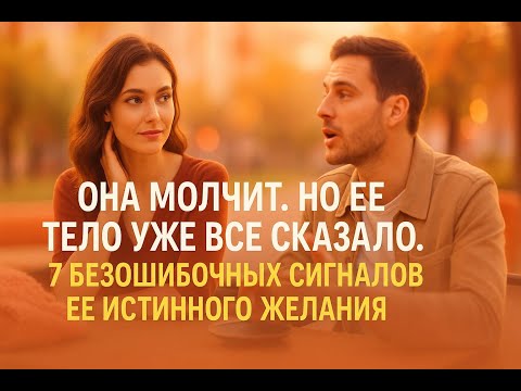 Видео: Она молчит, но ее тело кричит «ДА»: 7 тайных сигналов, которые 99% мужчин никогда не увидят