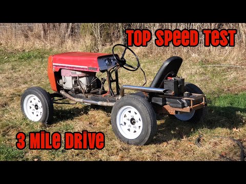 Видео: Тест максимальной скорости хот-род-трактора. Лесные приключения. Ремонт стартера Briggs & Stratton.