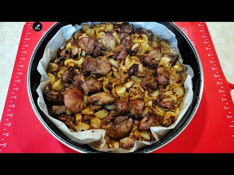 Видео: Пилешки дробчета с лук :) Сочни и вкусни :) Без пържене :)