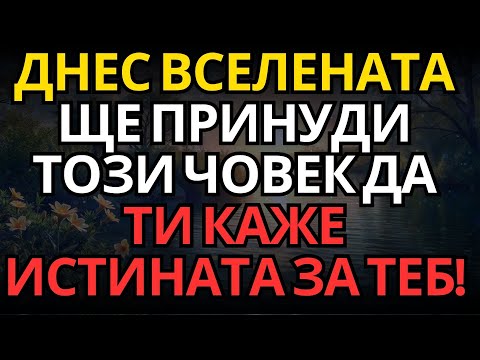 Видео: ДНЕС ВСЕЛЕНАТА ЩЕ ПРИНУДИ ТОЗИ ЧОВЕК ДА ТИ КАЖЕ ИСТИНАТА ЗА ТЕБ!
