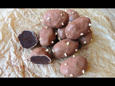 Видео: Пирожное картошка! Не отличить от настоящей))